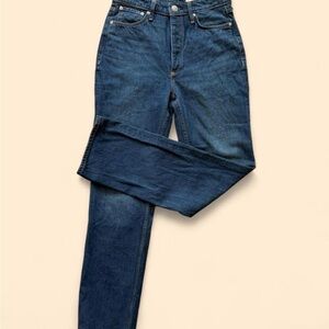 Rag & Bone Alex High-Rise Straight Jean size 27 dark wash